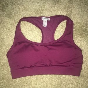 XS Maroon Forever 21 Sports Bra